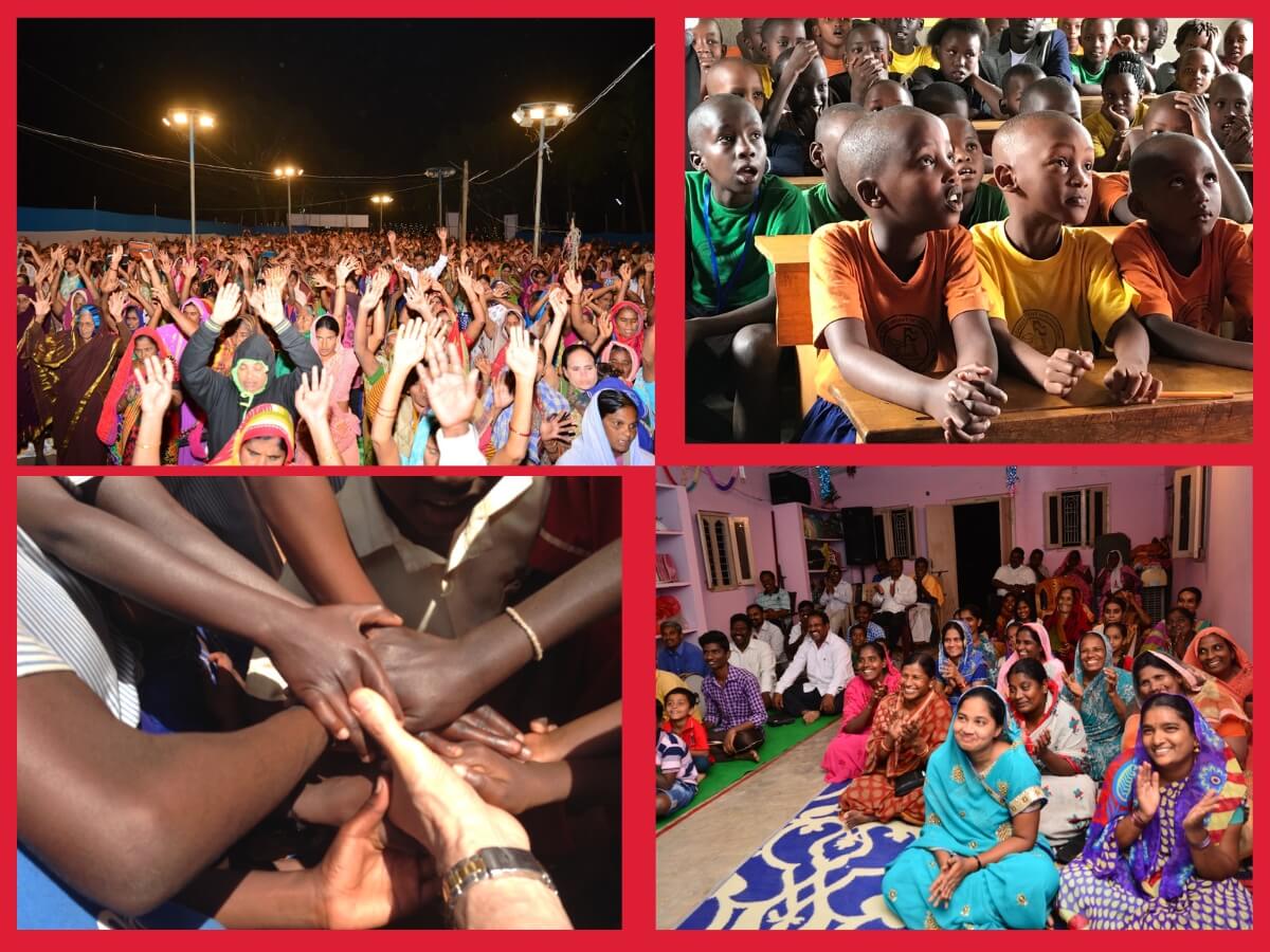 Supernatural Marriage Mission field images from India and Africa